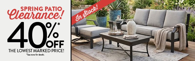 Patio - Spring Clearance Sale 40% Off